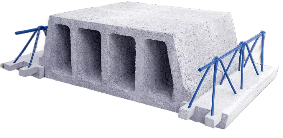 Betonový skládaný strop